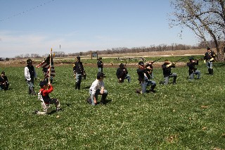 Dismounts train for 'rolling thunder' 